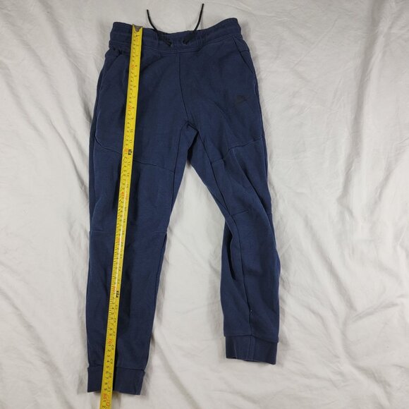 Nike Tech Fleece Boys Large Dark Blue Jogger Sweatpants Athletic Outdoors Casual - Picture 11 of 12